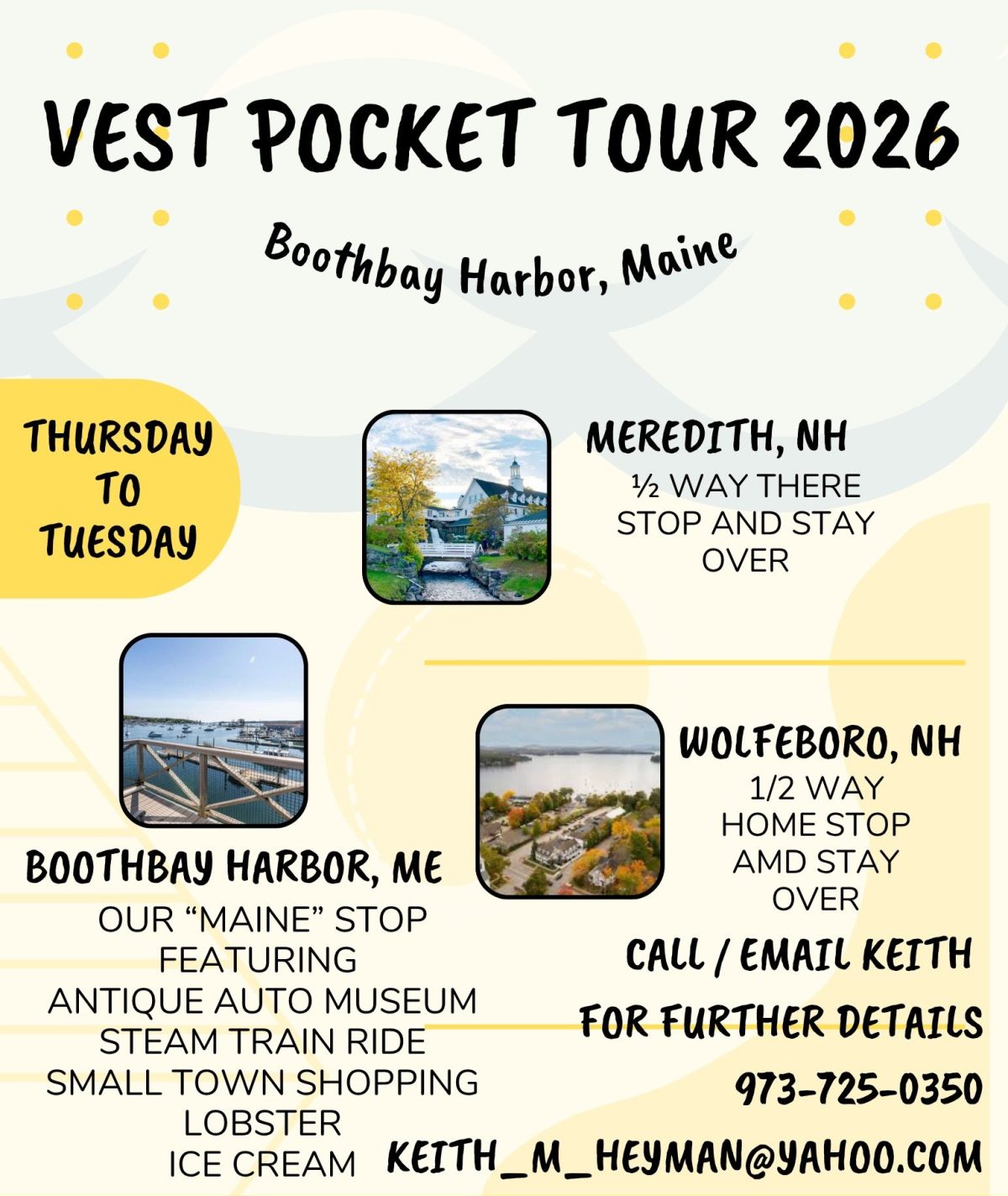 Yellow Simple Minimalist Travel Advertising Flyer - 1